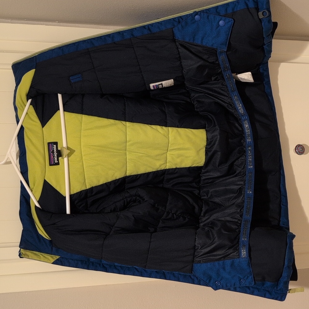 Patagonia Kids Insulated H2No  Ski Jacket With Detachable Hood And Snow Skirt - Picture 5 of 10